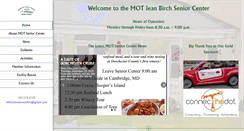 Desktop Screenshot of motseniorcenter.com